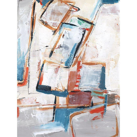 Rear View Mirror I Black Modern Wood Framed Art Print by Harper, Ethan