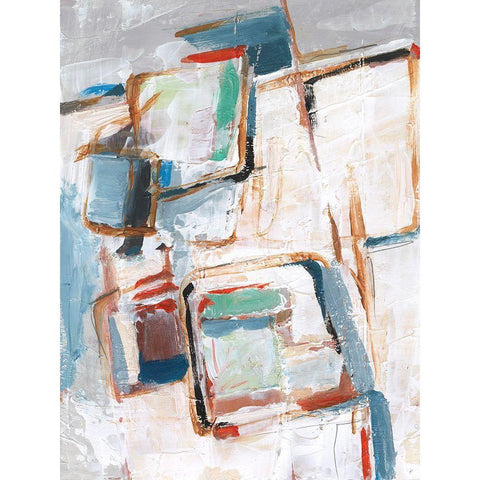 Rear View Mirror II Black Modern Wood Framed Art Print with Double Matting by Harper, Ethan