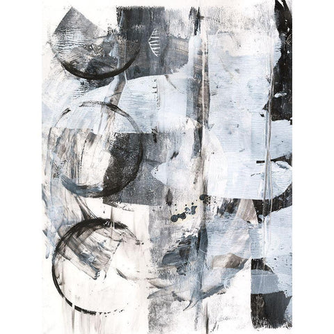 Glitch II White Modern Wood Framed Art Print by Harper, Ethan