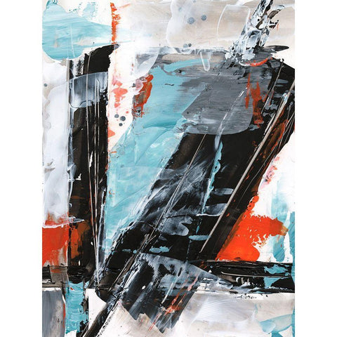 Missed Connection I Black Modern Wood Framed Art Print by Harper, Ethan