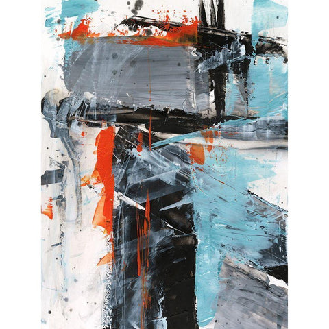 Missed Connection II Black Modern Wood Framed Art Print with Double Matting by Harper, Ethan