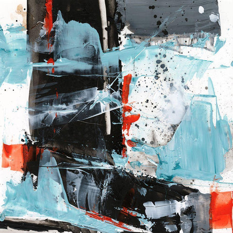 Missed Connection VI Black Modern Wood Framed Art Print by Harper, Ethan