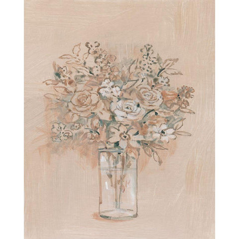 Still Life Sketch II Gold Ornate Wood Framed Art Print with Double Matting by OToole, Tim