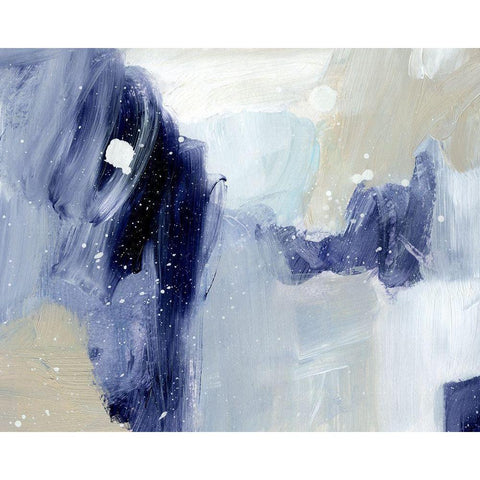 Sky Break I Black Modern Wood Framed Art Print with Double Matting by Warren, Annie