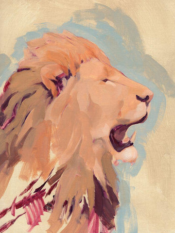 Pride Leader I Black Ornate Wood Framed Art Print with Double Matting by Green, Jacob