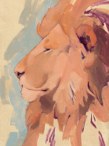 Pride Leader II White Modern Wood Framed Art Print with Double Matting by Green, Jacob