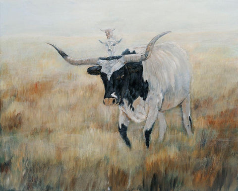 Picture Perfect V White Modern Wood Framed Art Print with Double Matting by Winkler, Kathy