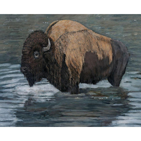 Cooling Gold Ornate Wood Framed Art Print with Double Matting by Winkler, Kathy