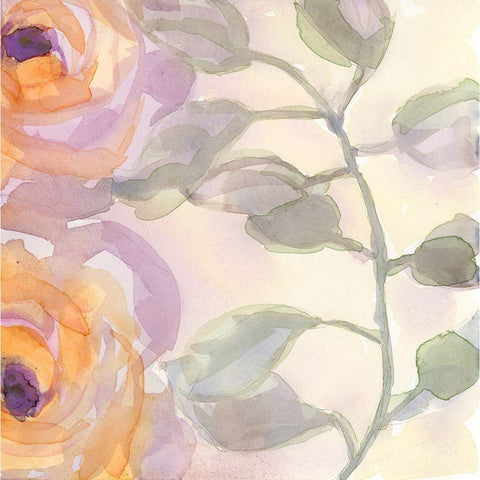 Dream of Flowers III White Modern Wood Framed Art Print by Quin, Marabeth