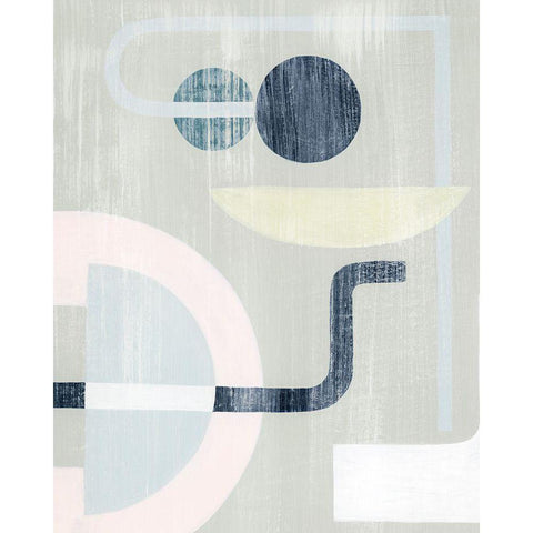 Fast Landing I White Modern Wood Framed Art Print by Popp, Grace