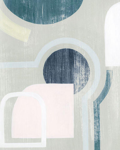 Fast Landing II White Modern Wood Framed Art Print with Double Matting by Popp, Grace