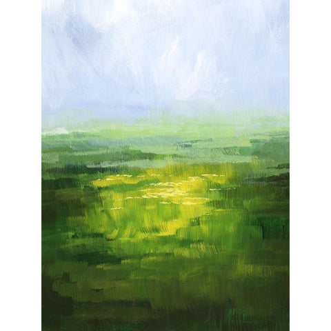 Wildflower Glow II White Modern Wood Framed Art Print by Popp, Grace