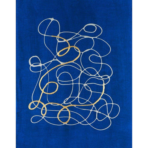 Adagio I White Modern Wood Framed Art Print by Lam, Vanna