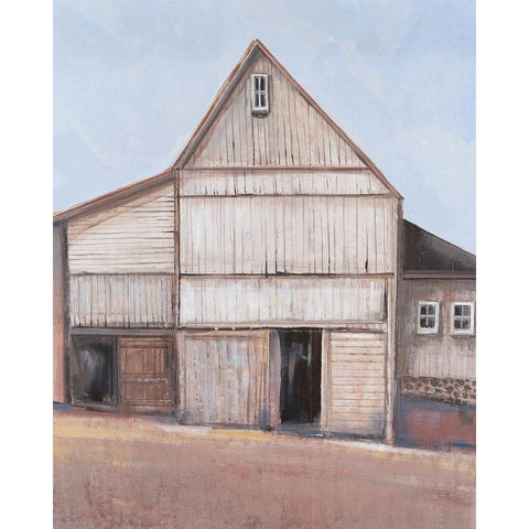 Barn Textures II Gold Ornate Wood Framed Art Print with Double Matting by OToole, Tim