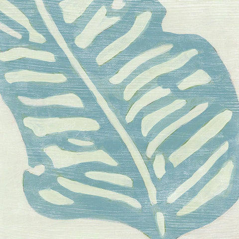 Spa Palms IV White Modern Wood Framed Art Print by Vess, June Erica