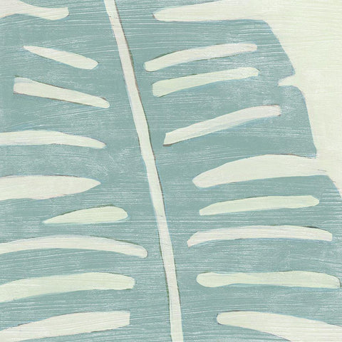 Spa Palms VIII White Modern Wood Framed Art Print by Vess, June Erica