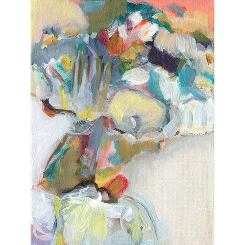 Flower Vendor II Black Modern Wood Framed Art Print by Fuchs, Jodi