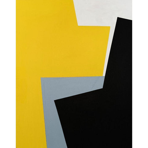 Modular II White Modern Wood Framed Art Print by Fuchs, Jodi