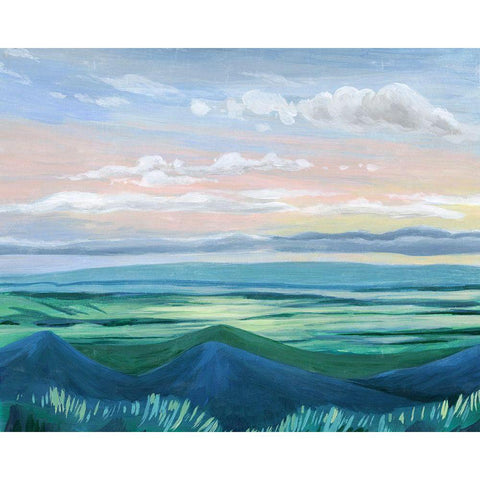 Sunset Outlook I Black Modern Wood Framed Art Print by Popp, Grace