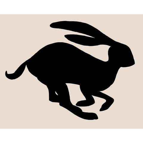 Animal Sprinter I White Modern Wood Framed Art Print by Green, Jacob