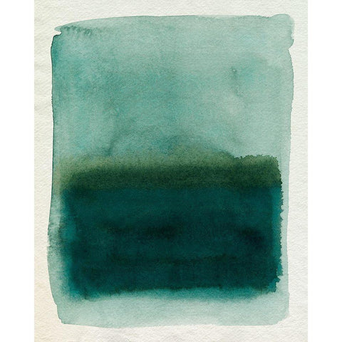 Seaglass Windowpane II Gold Ornate Wood Framed Art Print with Double Matting by Popp, Grace