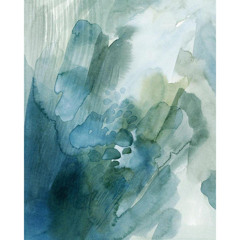 River Gleam I White Modern Wood Framed Art Print by Popp, Grace