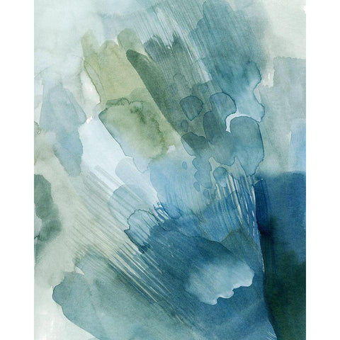 River Gleam II Black Modern Wood Framed Art Print with Double Matting by Popp, Grace