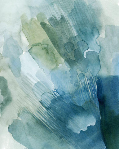 River Gleam II Black Ornate Wood Framed Art Print with Double Matting by Popp, Grace