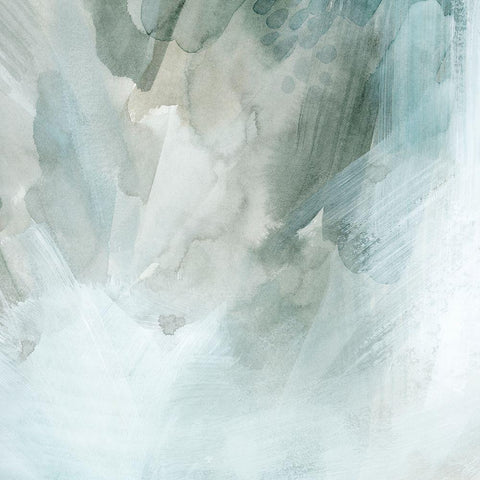 Snow and Sediment II Gold Ornate Wood Framed Art Print with Double Matting by Popp, Grace