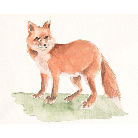 Forest Resident IV Gold Ornate Wood Framed Art Print with Double Matting by Moore, Regina
