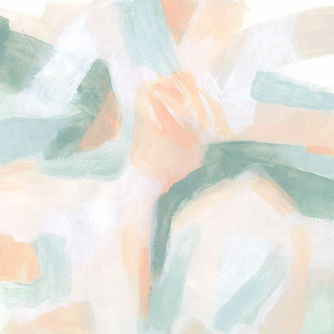 Liquid Segment I Black Modern Wood Framed Art Print by Vess, June Erica