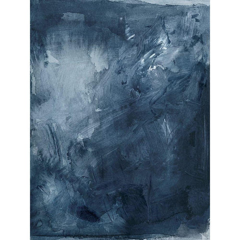 In Too Deep I Black Modern Wood Framed Art Print by Vess, June Erica