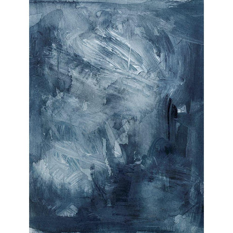 In Too Deep II White Modern Wood Framed Art Print by Vess, June Erica