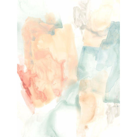 Liquid Structure I Black Modern Wood Framed Art Print with Double Matting by Vess, June Erica