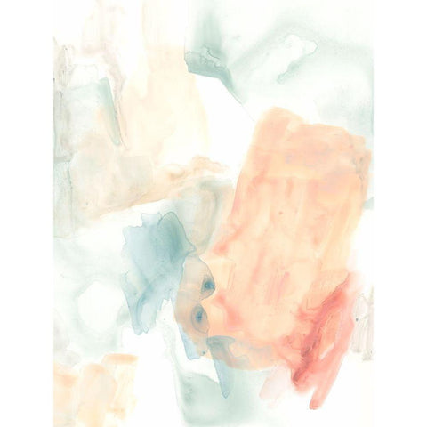 Liquid Structure II White Modern Wood Framed Art Print by Vess, June Erica