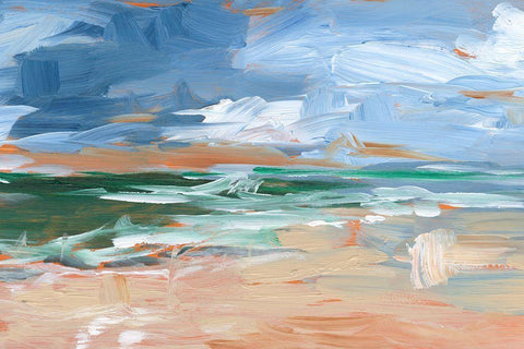 Painters Composition Study II White Modern Wood Framed Art Print with Double Matting by Harper, Ethan