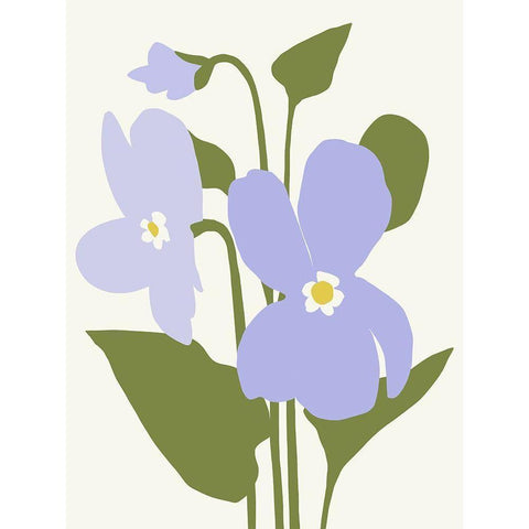 Graphic Botanic III White Modern Wood Framed Art Print by Barnes, Victoria