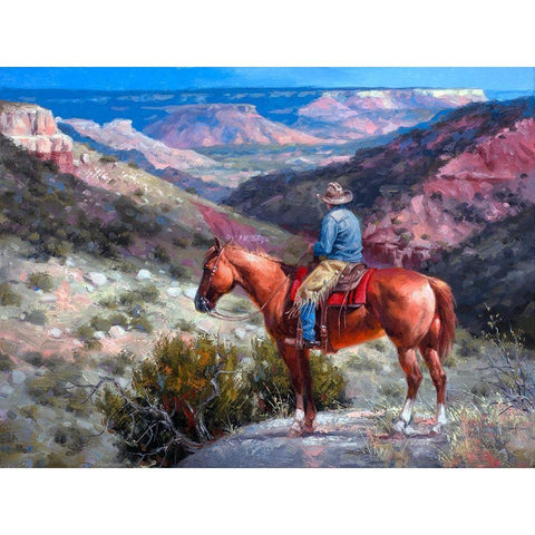 Mighty Pretty Spot Black Modern Wood Framed Art Print by Sorenson, Jack