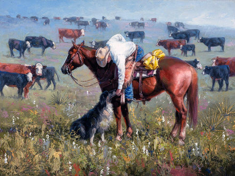 The Thank You Black Ornate Wood Framed Art Print with Double Matting by Sorenson, Jack