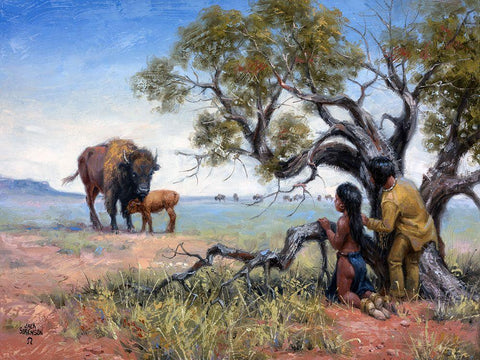 Hope for the Future Black Ornate Wood Framed Art Print with Double Matting by Sorenson, Jack