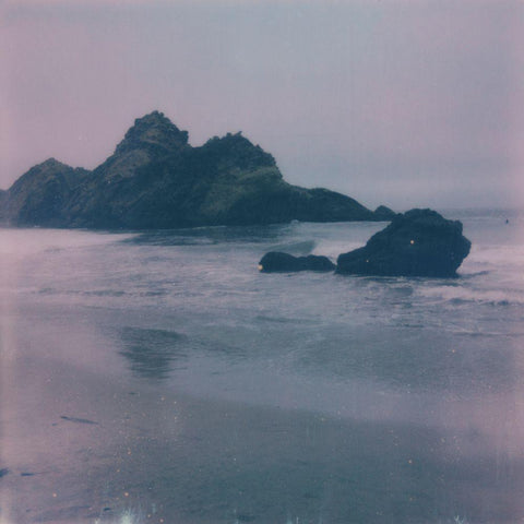 Pfeiffer Beach I Black Modern Wood Framed Art Print by Green, Jacob