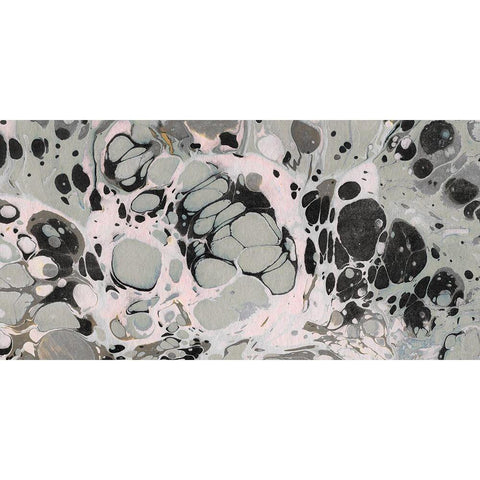 Marbled Abstract II Gold Ornate Wood Framed Art Print with Double Matting by Green, Jacob