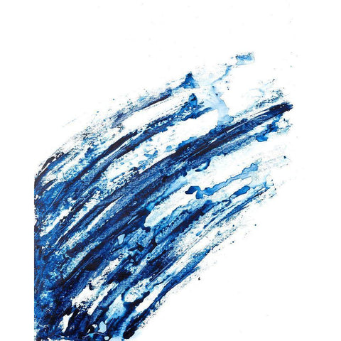 Indigo Arch I Black Modern Wood Framed Art Print by Willett, Michael