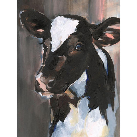 Bessie Blue Eyes II White Modern Wood Framed Art Print by Parker, Jennifer Paxton