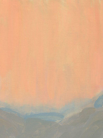 Sherbet Sunrise I White Modern Wood Framed Art Print with Double Matting by Green, Jacob