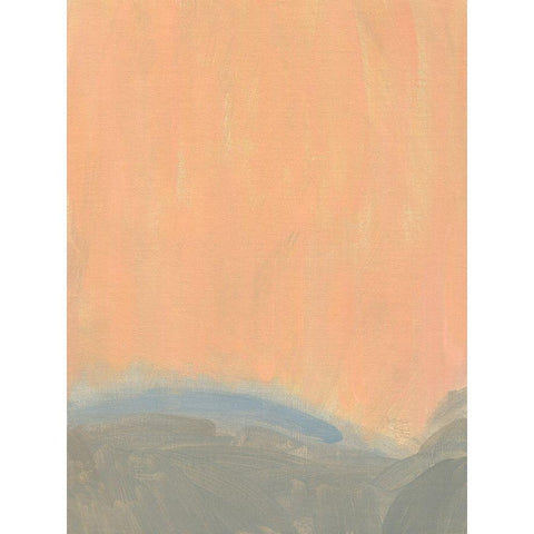 Sherbet Sunrise II Black Modern Wood Framed Art Print by Green, Jacob