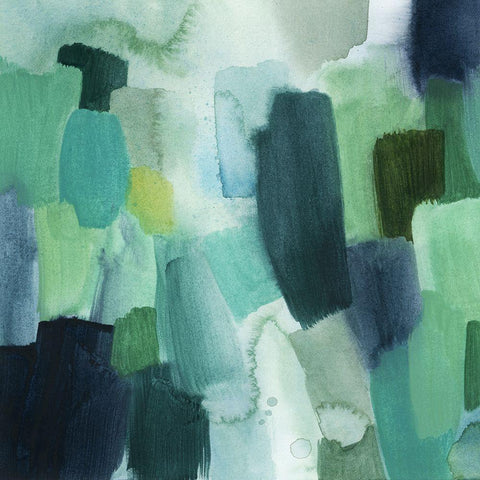 Pools Surface I White Modern Wood Framed Art Print by Popp, Grace