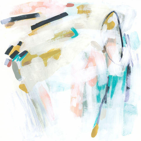 Trial Run I Gold Ornate Wood Framed Art Print with Double Matting by Vess, June Erica