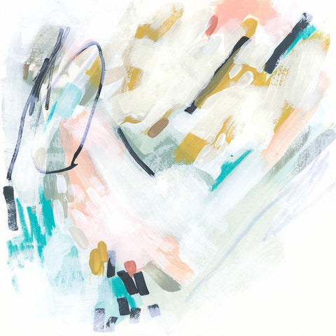 Trial Run II Gold Ornate Wood Framed Art Print with Double Matting by Vess, June Erica