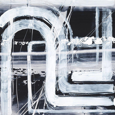 Turn Signal I Black Modern Wood Framed Art Print with Double Matting by Harper, Ethan